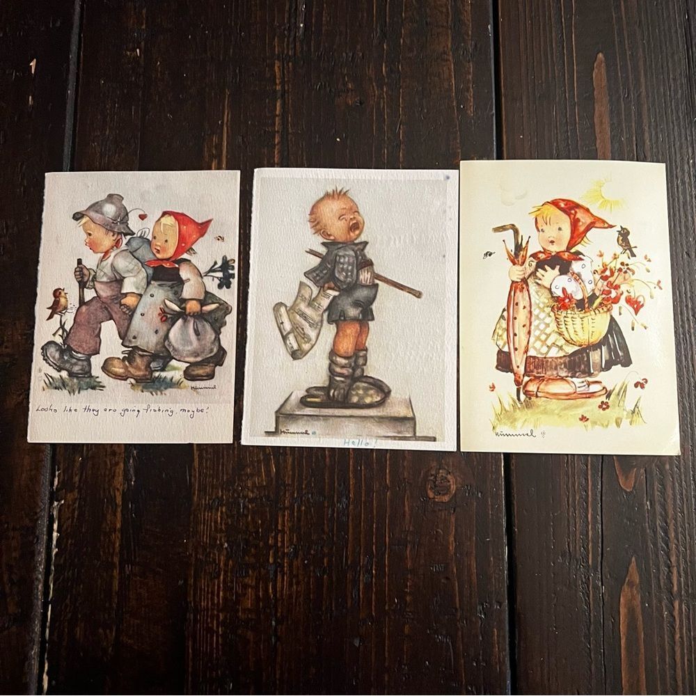 Vintage Hummel Art Prints Set